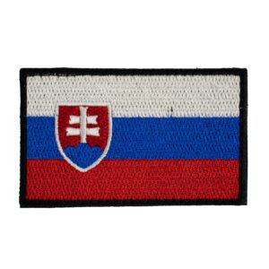 Velcro Patches Flags Slovakia Full color