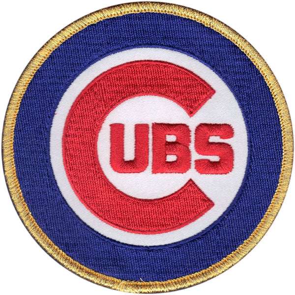 Chicago Cubs 2016 World Series Champs Ring Ceremony Gold Jersey Patch