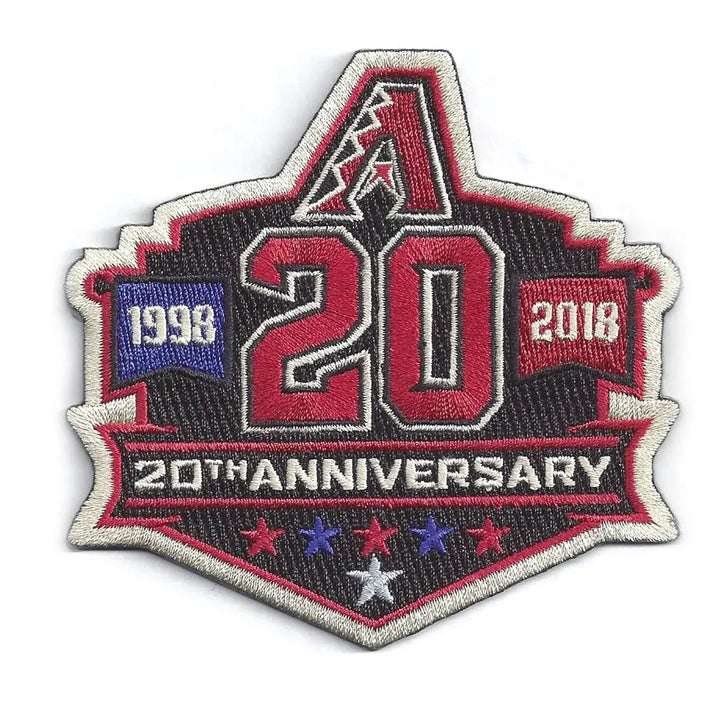 2018 Arizona Diamondbacks A Logo 20th Anniversary Patch