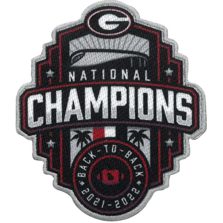 Georgia UGA National Championship Logo Back To Back 2021-2022 Football ...