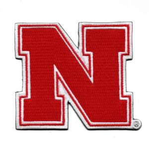 Nebraska Cornhuskers Logo N Iron On Embroidered Patch