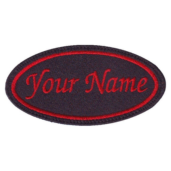 Custom Iron On Name Patches