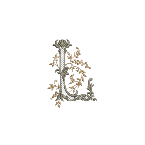 Embroidery Alphabet Applique