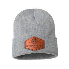 Beanie Leather Patch