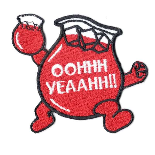 OOHHH YEAAHH Kool Patch Red Drink Iron On