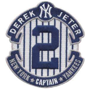 2014 Derek Jeter Retirement Final Season New York Yankees Official Yankees Jersey Patch (The Captain)