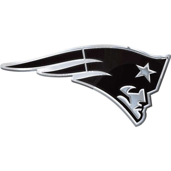 New England Patriots Symbol Premium Solid Metal Chrome Plated Car Auto Emblem