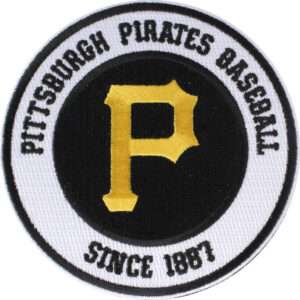 Pittsburgh Pirate Patches Established 1887 Round Secondary Team Logo Patch