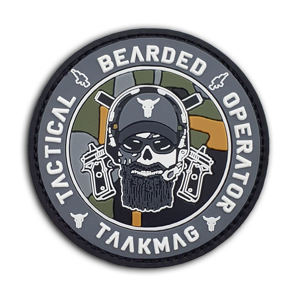 Tactical Patches Tactical Bearded Operator | Stitchpatches.com