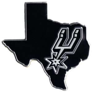 San Antonio New Spurs Jersey Colored Aluminum State Car Auto Emblem