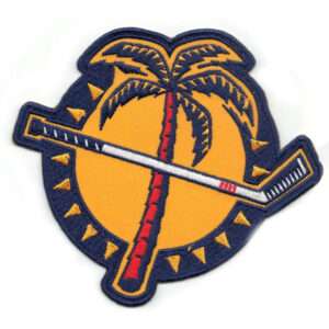 Fl Panthers Logo Secondary Palm Tree Hockey Stick Logo