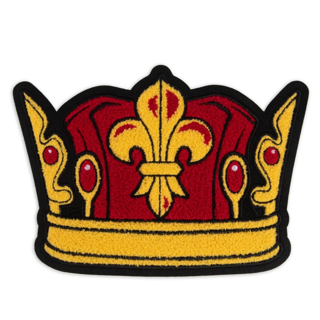 Royal Elegance Chenille Patch Crown | Stitchpatches.com