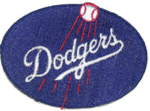 Dodgers Iron On Patches