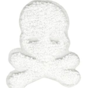 White Chenille Patch