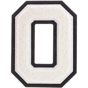 Chenille Number Patches