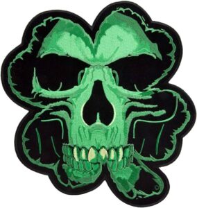 Green Iron On Patches