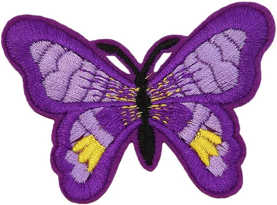 Iron On Patches Butterfly Fluttery Style Enhancement 1 Iron On Patches Butterfly