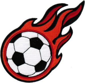 soccer iron on patches