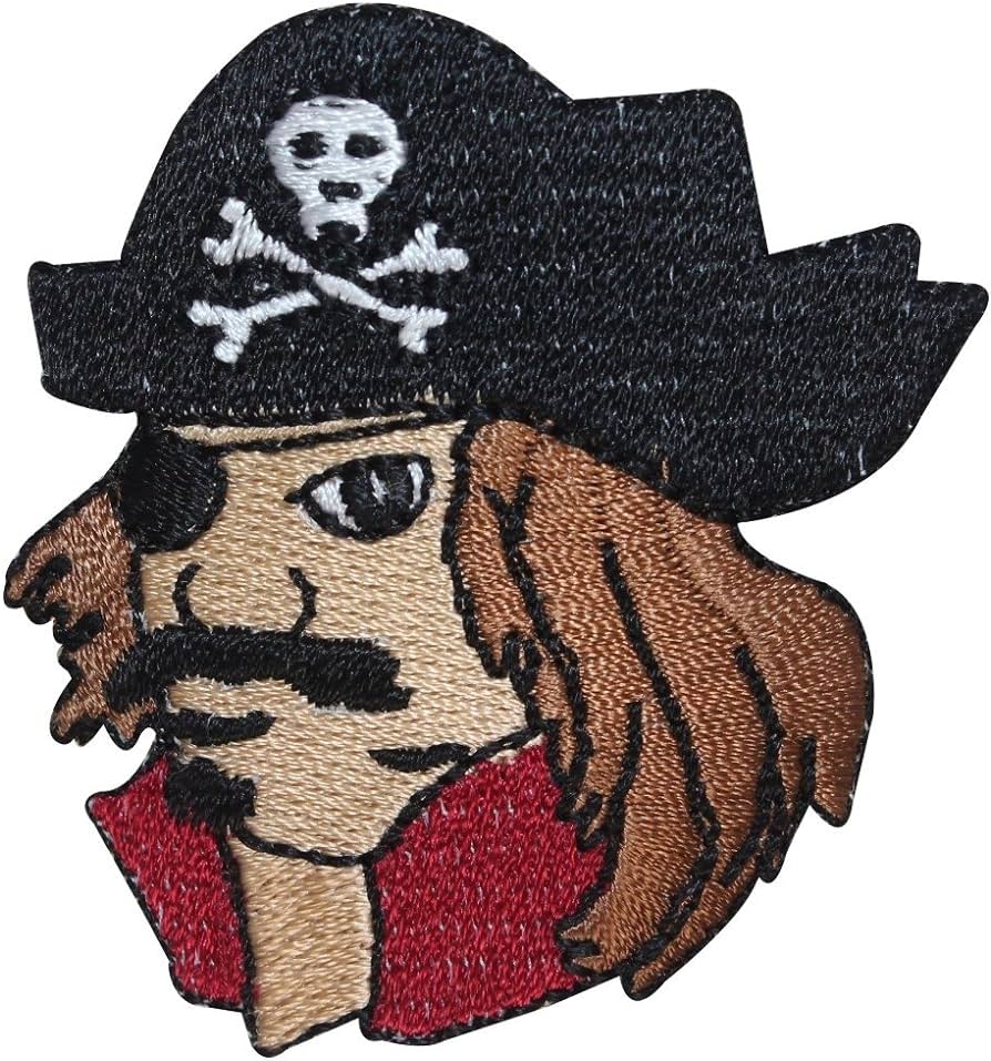 Pirate Patches Iron On Add Swashbuckling Style | Stitchpatches.com