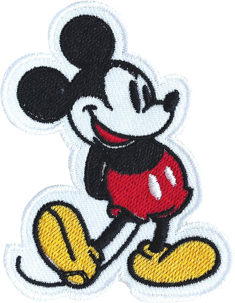 mickey iron on patches