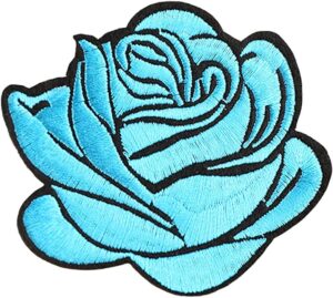 Rose Iron On Patch Add Floral Elegance to Your Wardrobe with Ease