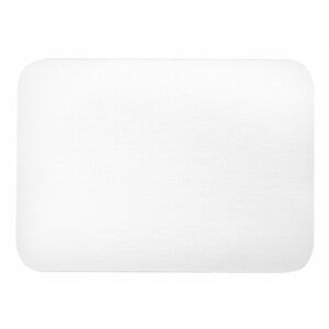 White Iron On Patch