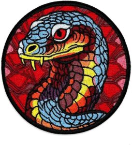 Snake Iron On Patch