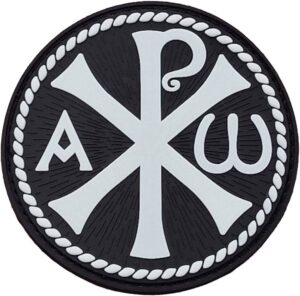 Chi Rho Morale Patch: Faith and Tradition