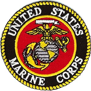 USMC Iron On Patches