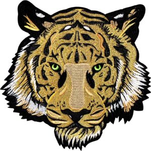 tiger iron on patch