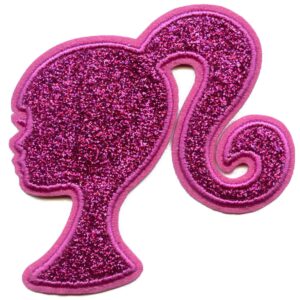 barbie patch iron on