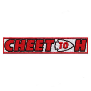 Cheetah #10 Football Parody Embroidered Iron on Patch