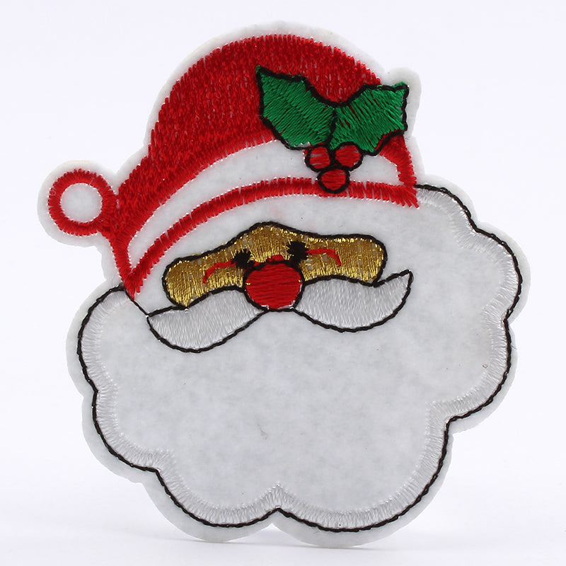 christmas iron on patch