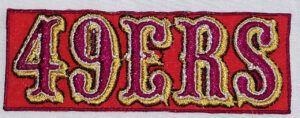 49ers Iron On Patch Show Your Team Spirit with Style