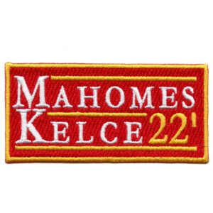 Mahomes Kelce 22 Patch Kansas City Football Embroidered Iron On