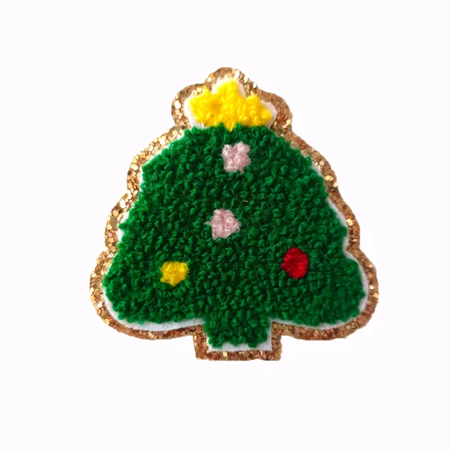 christmas chenille patch