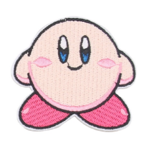 Kirby Iron On Patch