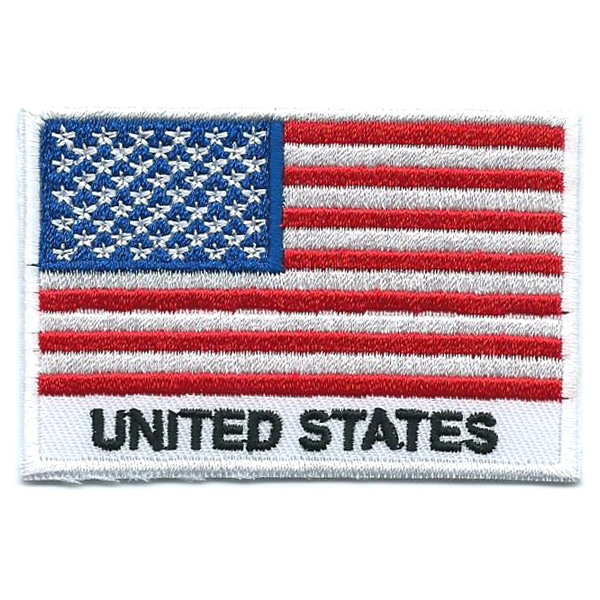 USA Flag Patch Iron On