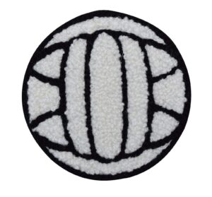 Chenille Volleyball Patch