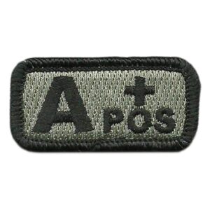 Blood Type Morale Patch Information, Bold Style