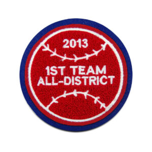 chenille baseball patches