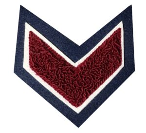 Chenille Chevron Patch