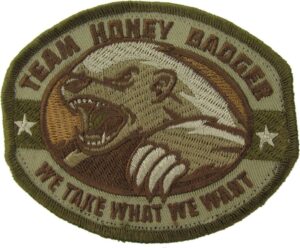 honey badger morale patch