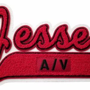 chenille name letterman jacket