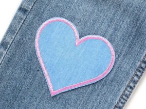 iron patch on shirt