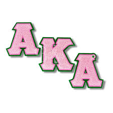 Alpha Kappa Alpha Iron On Patches
