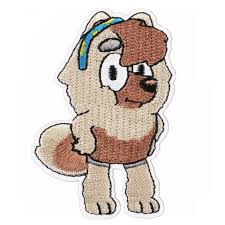 bluey iron on patches