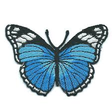 butterfly patches iron on