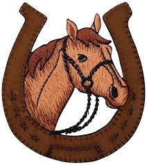 Horse Iron On Patch