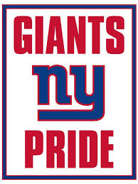 NY Giants Iron On Patch